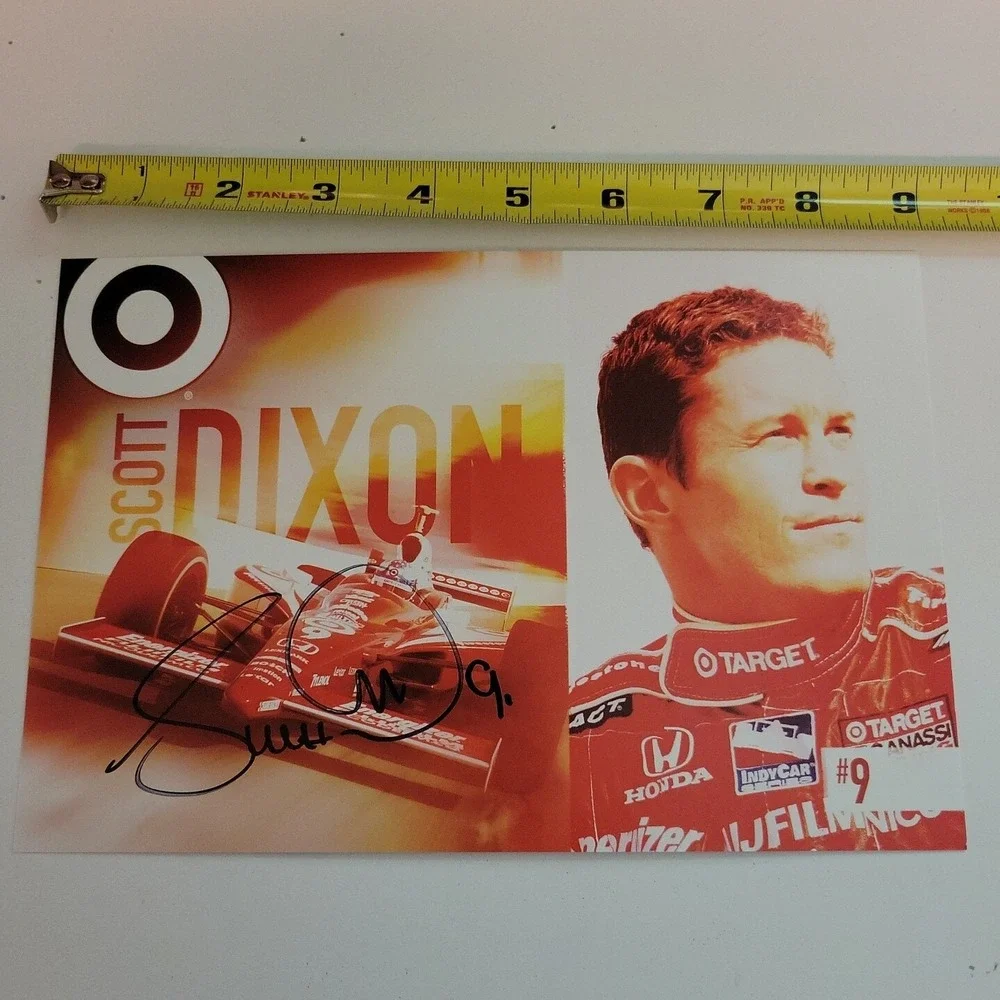2006 TARGET/ CHIP GANASSI SCOTT DIXON #9 HONDA RACING signed POSTCARD